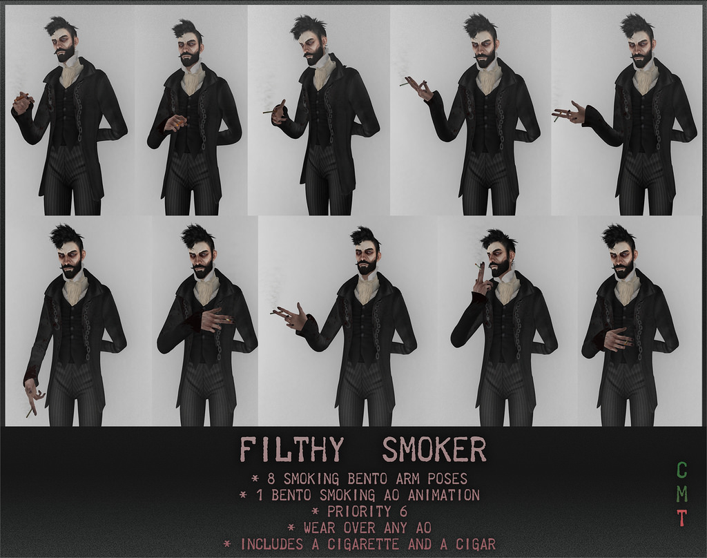 Filthy smoker animations