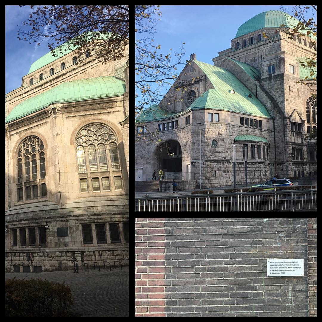 Marcus Wisser on Instagram: “This is the old #Synagoge in #Essen, close to the cathedral and the townhall. As many synagogues in Germany, it was heavily destroyed by…”
