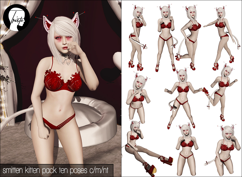 Triste Smitten Kitten Pose Pack
