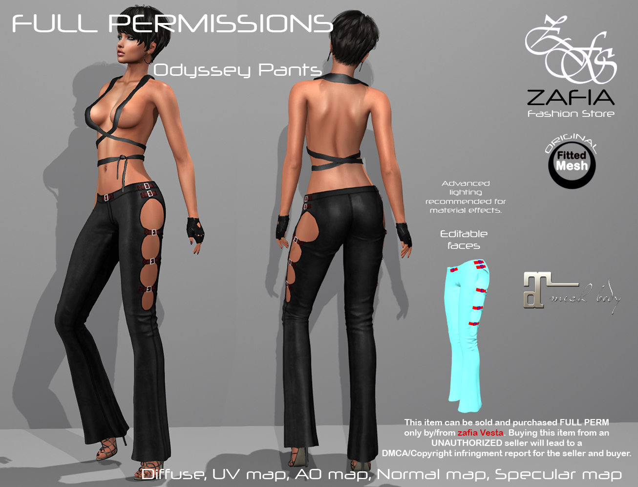 Full Perm ZAFIA Odyssey Pants. – ZAFIA Fashion Store