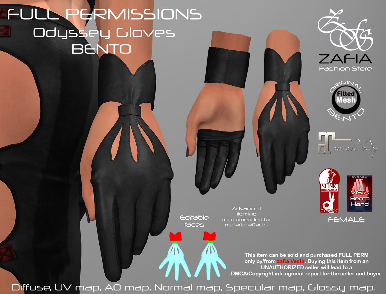 Full Perm ZAFIA Odyssey Gloves Bento. – ZAFIA Fashion Store