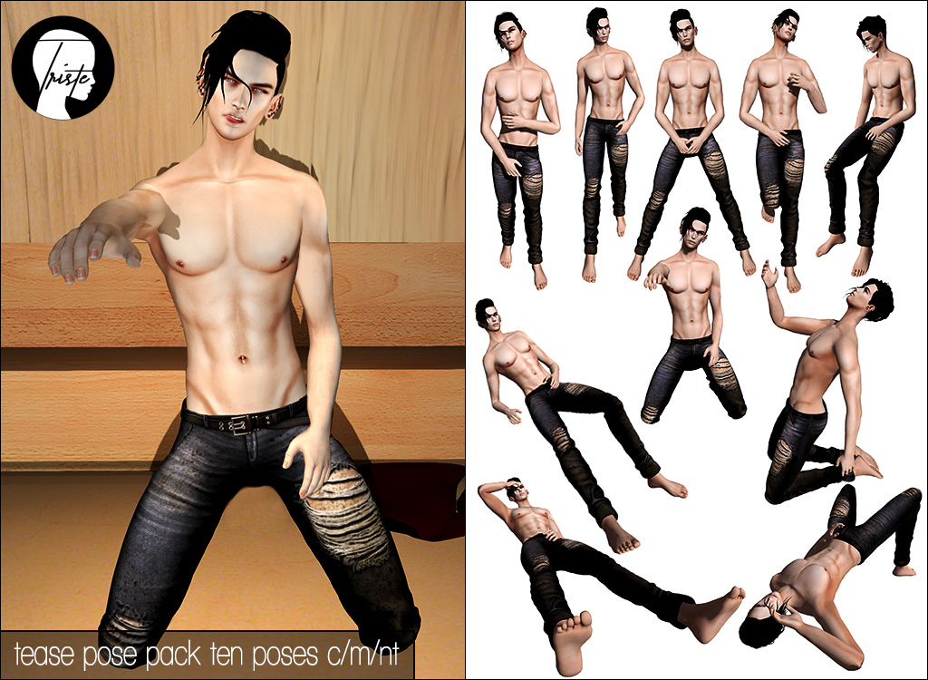 Triste Tease Pose Pack