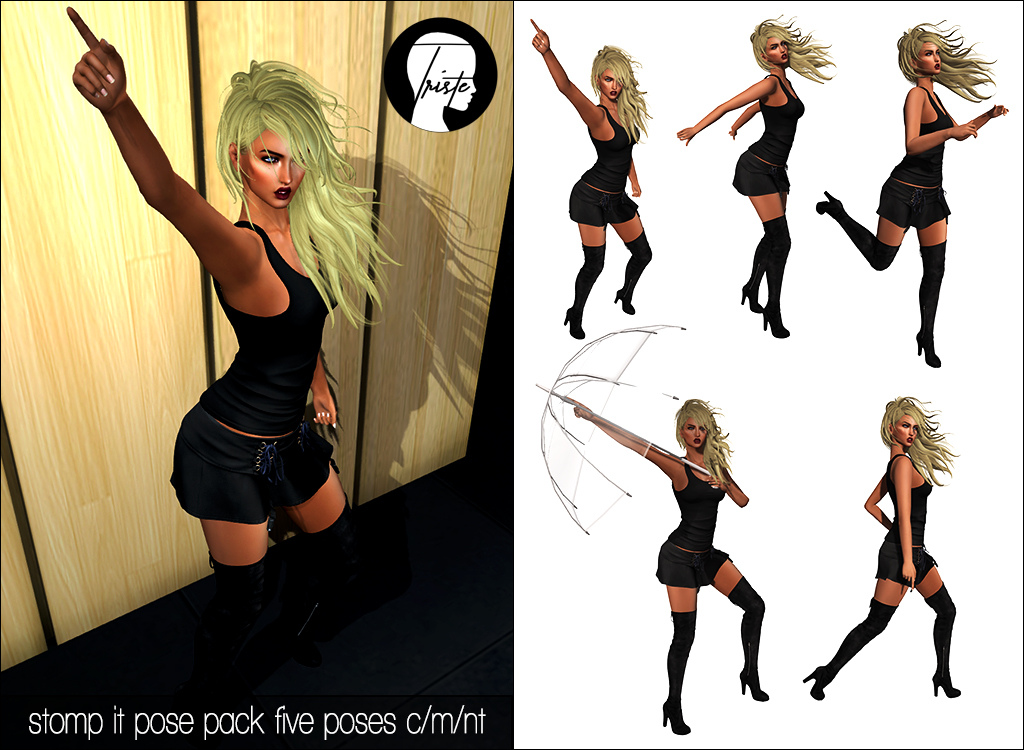 Triste Stomp It Pose Pack