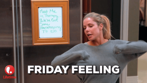 Friday Viernes GIF by Lifetime Telly - Find & Share on GIPHY