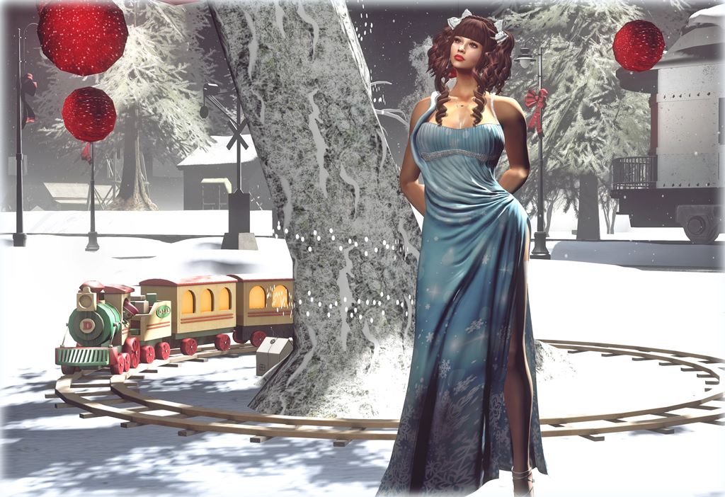 #608 Blue Gown – Sunday Whitewood