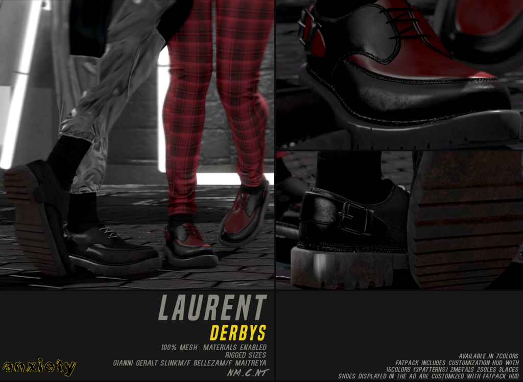 LAURENT DERBYS AT TMD FOR LADIES AND GENTS!