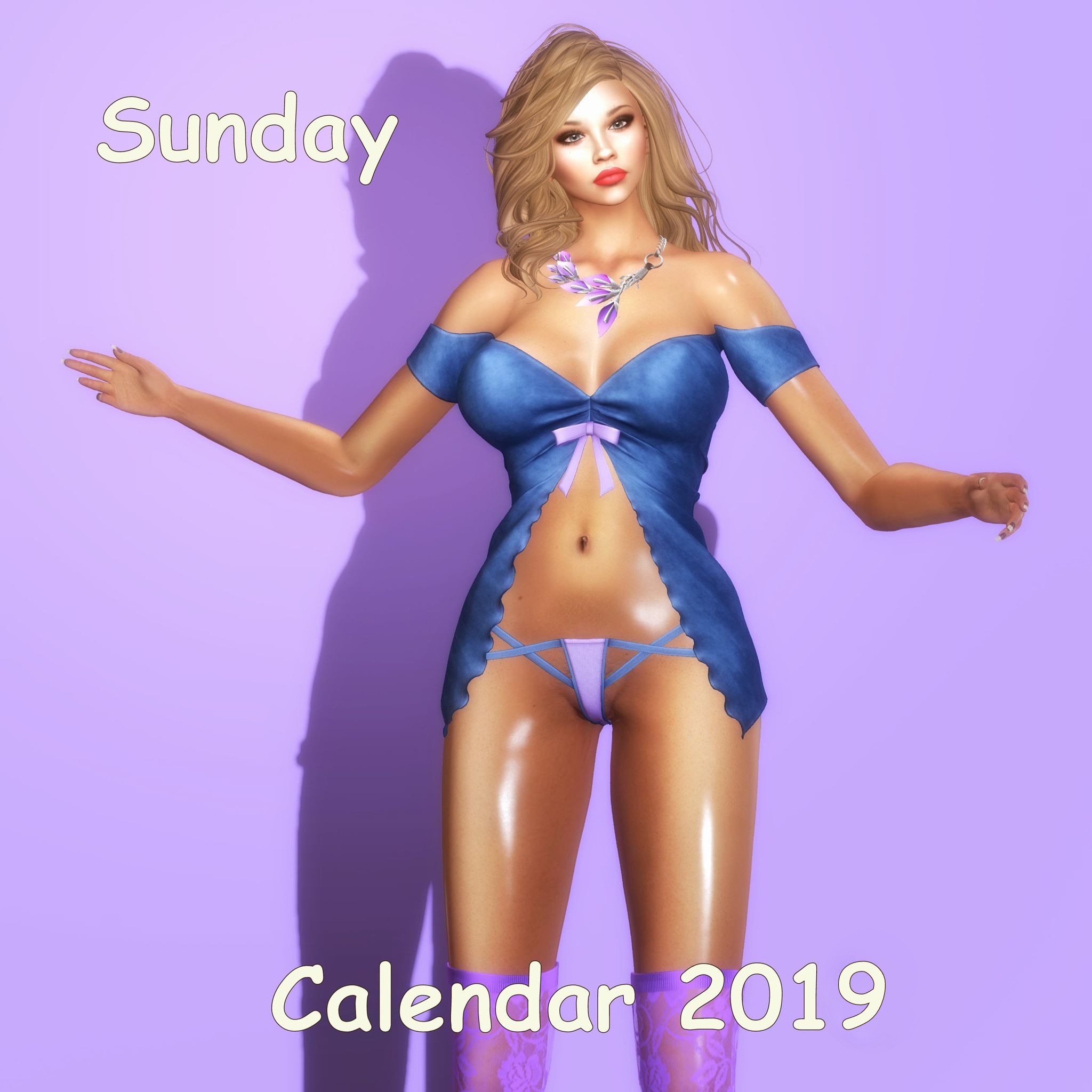 Calendar 2019 – Sunday Whitewood Daily life on SL