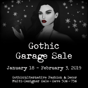 Gothic Garage Sale~50%-75% off event! | Second Life Syndicate