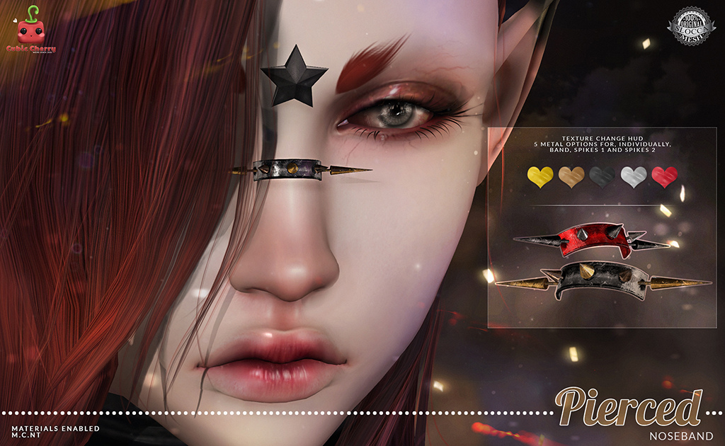 {Pierced} noseband