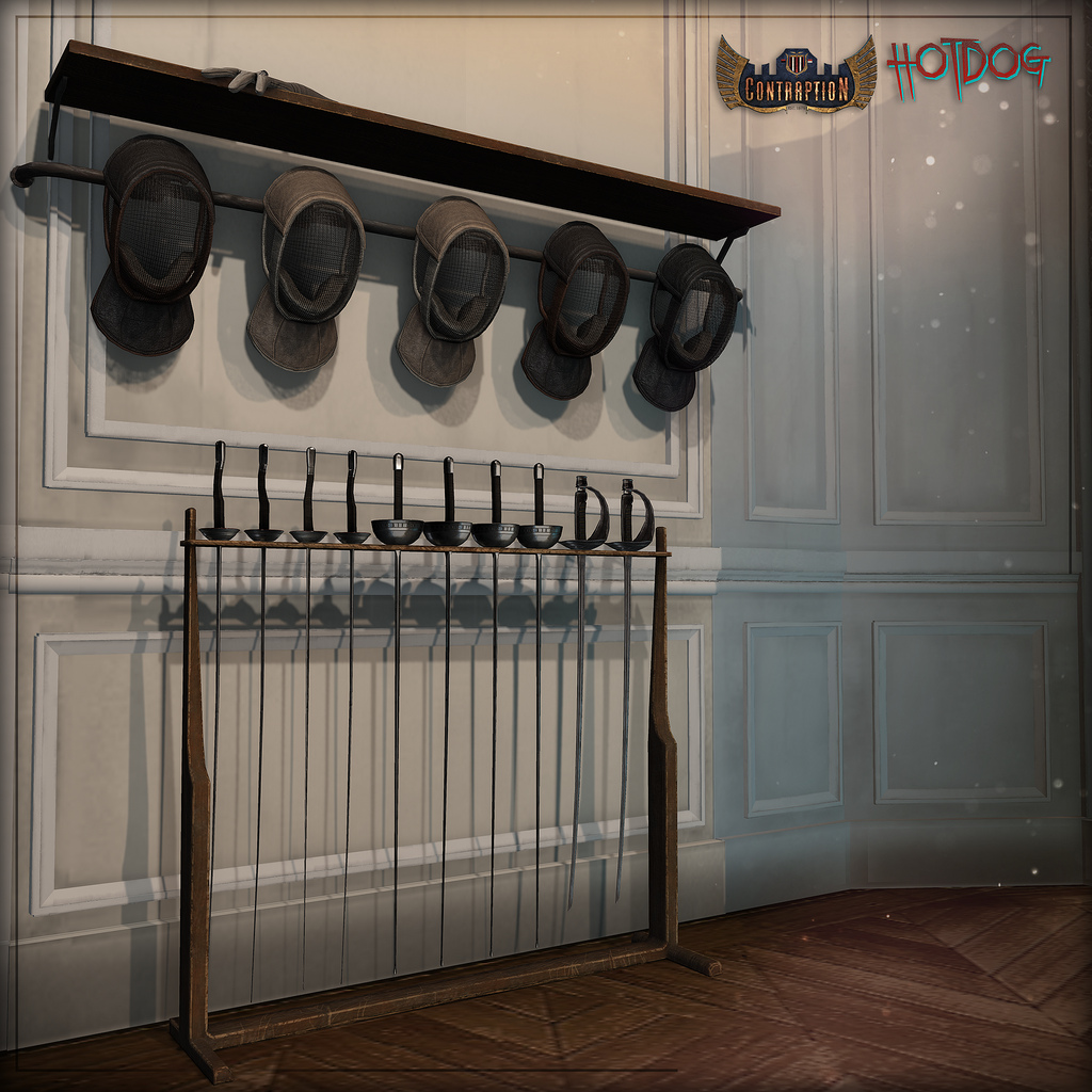 The Men's Dept February 2019: Fencer's Rack and Shelf Set