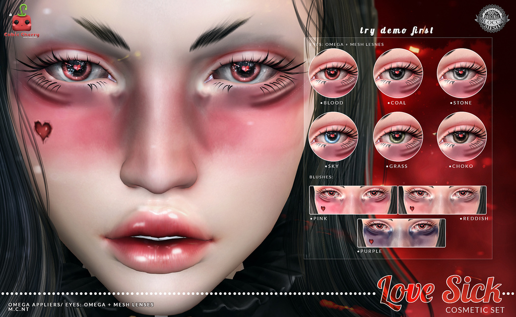 {Love Sick} cosmetic set