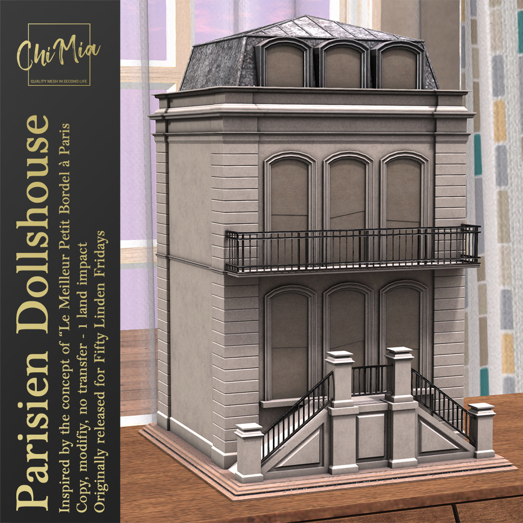 Parisien Dollshouse for FLF 8 February 2019 | ChiMia