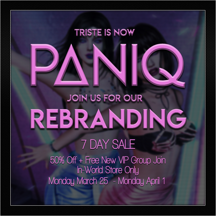 PANIQ Rebranding Sale