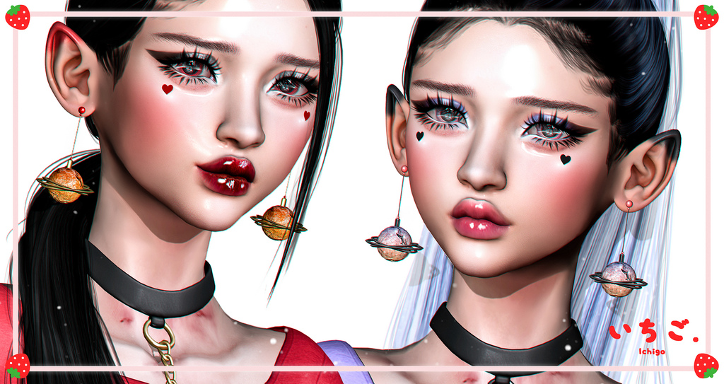 `♡Ichigo - Saturn Earring @ Belle