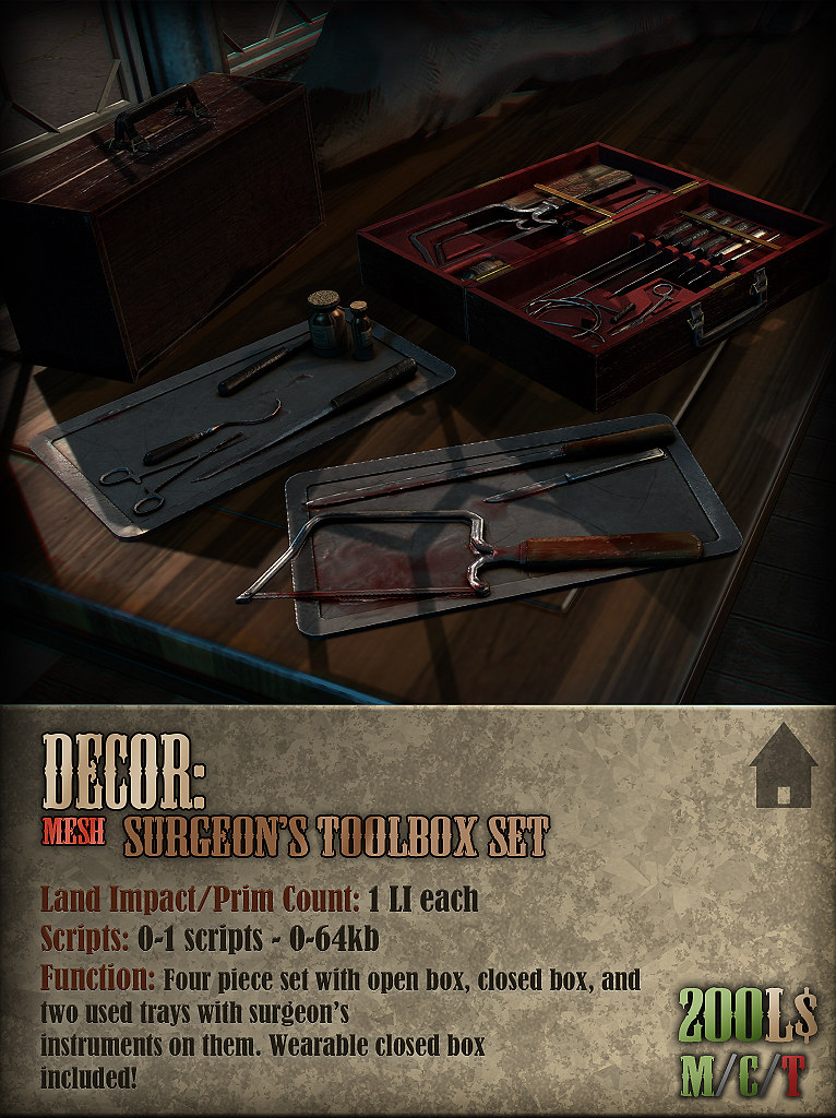 [ContraptioN] @ WE <3 RP JUNE 2019: The Surgeon's Toolbox Set