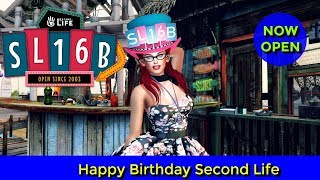 Happy Birthday SECOND LIFE Sweet 16❗❗❗??? #SL16B