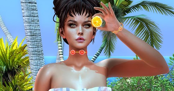 Fashion Flair SL: ♚458♚  Citrus sun!
