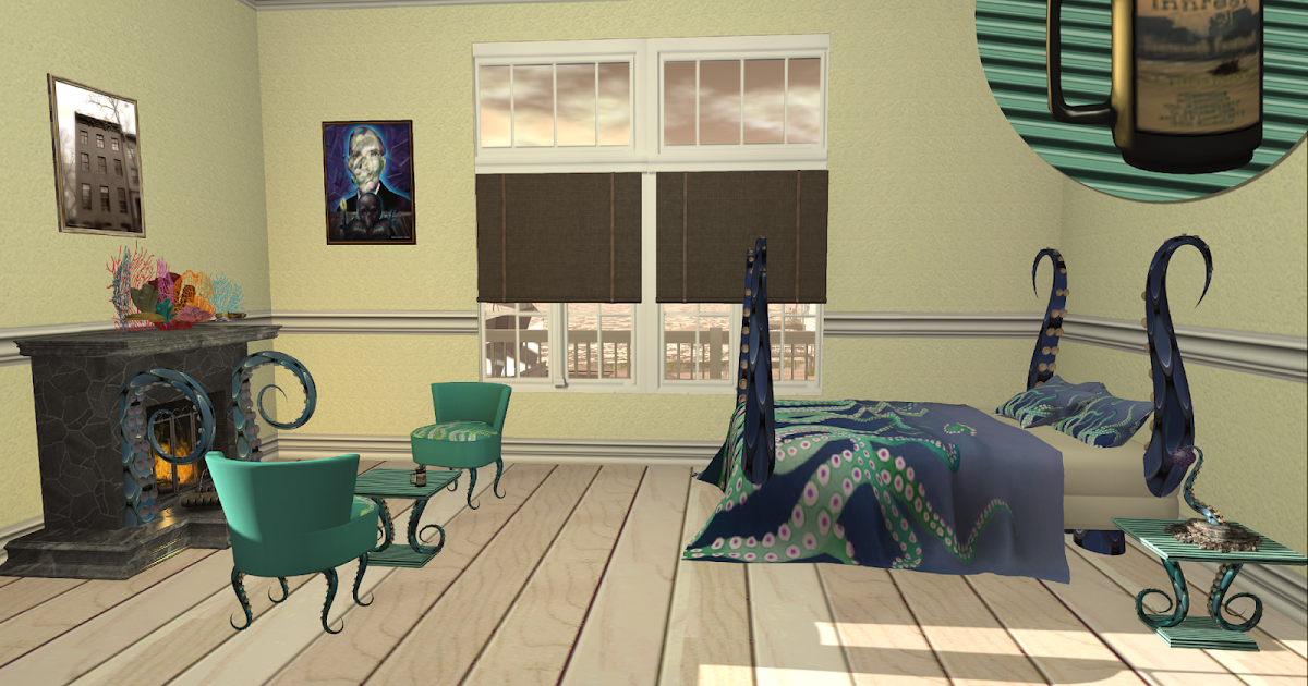 At Home with Aerlinniel: LoveCraft's Bedroom