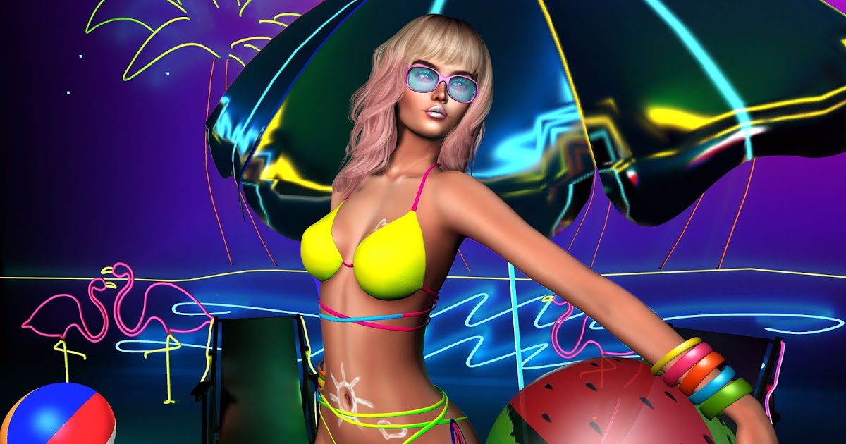 Aziza Style: ❤ Neon Beach