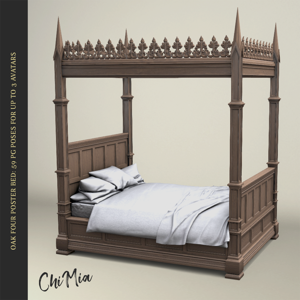 The Saturday Sale 24 August 2019: Oak Four-Poster Bed | ChiMia