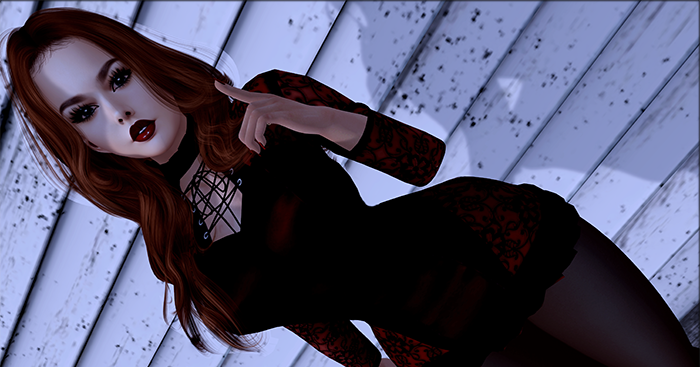 Fashion Flair SL: ♚475♚ Steampunk Red