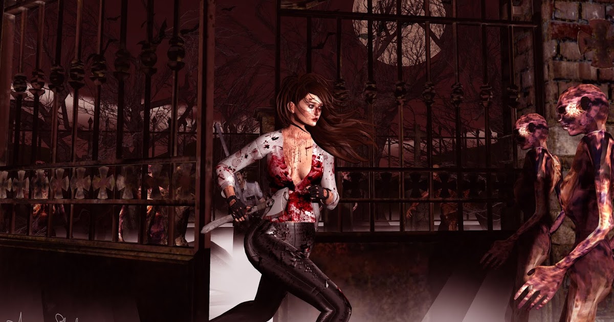 Aziza Style: ❤ Halloween Cemetery