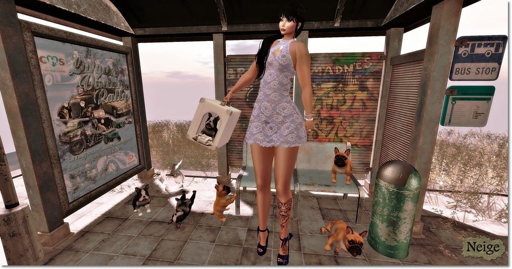Fashion-Style-Glam: *Waiting for the bus*