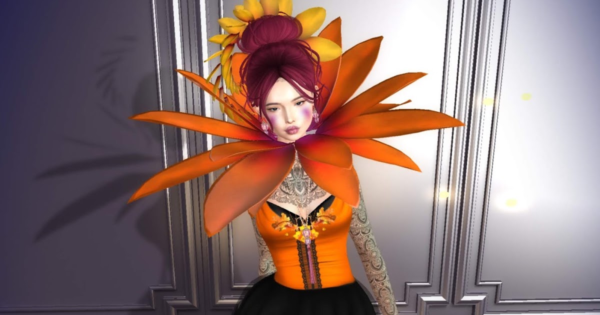 SL Treasure: Halloween Flower / Fleur d'Halloween