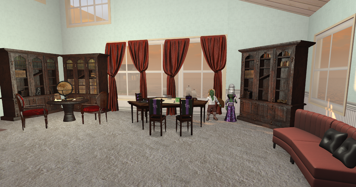 At Home with Aerlinniel: The Gamers Room and Library