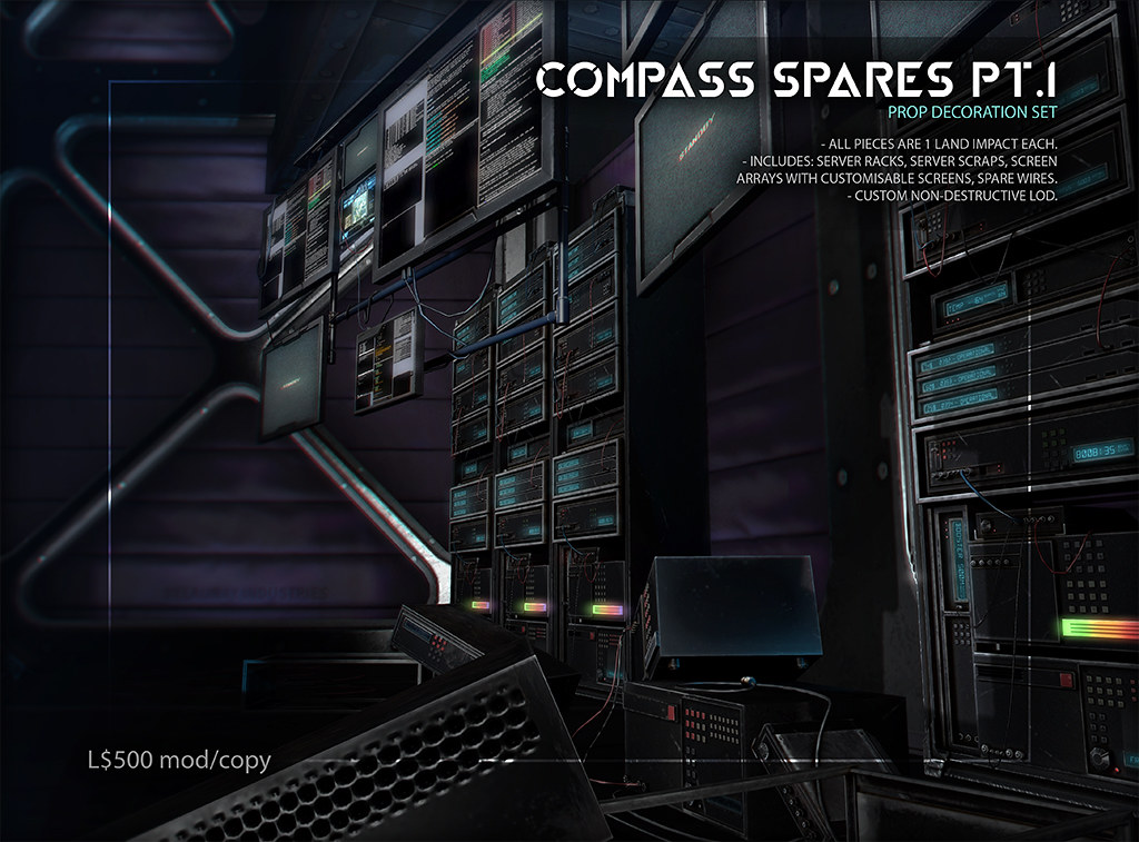 [ContraptioN] @ EQUAL10 MAR 2020: Compass Spares pt.1 Prop Decoration Set