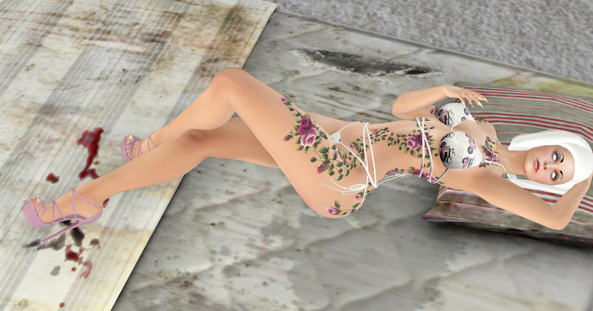 Aerlinniel's Adventures - Gothic: Laying Out In Hopes To Get Tan