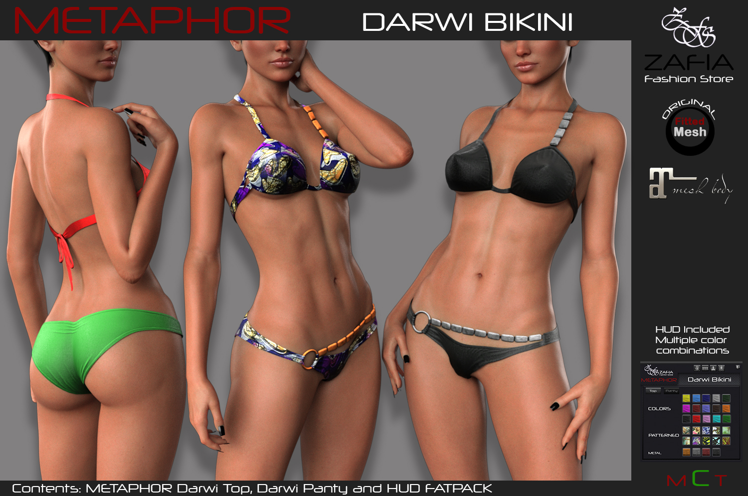 METAPHOR Darwi Bikini-Maitreya. – ZAFIA Fashion Store
