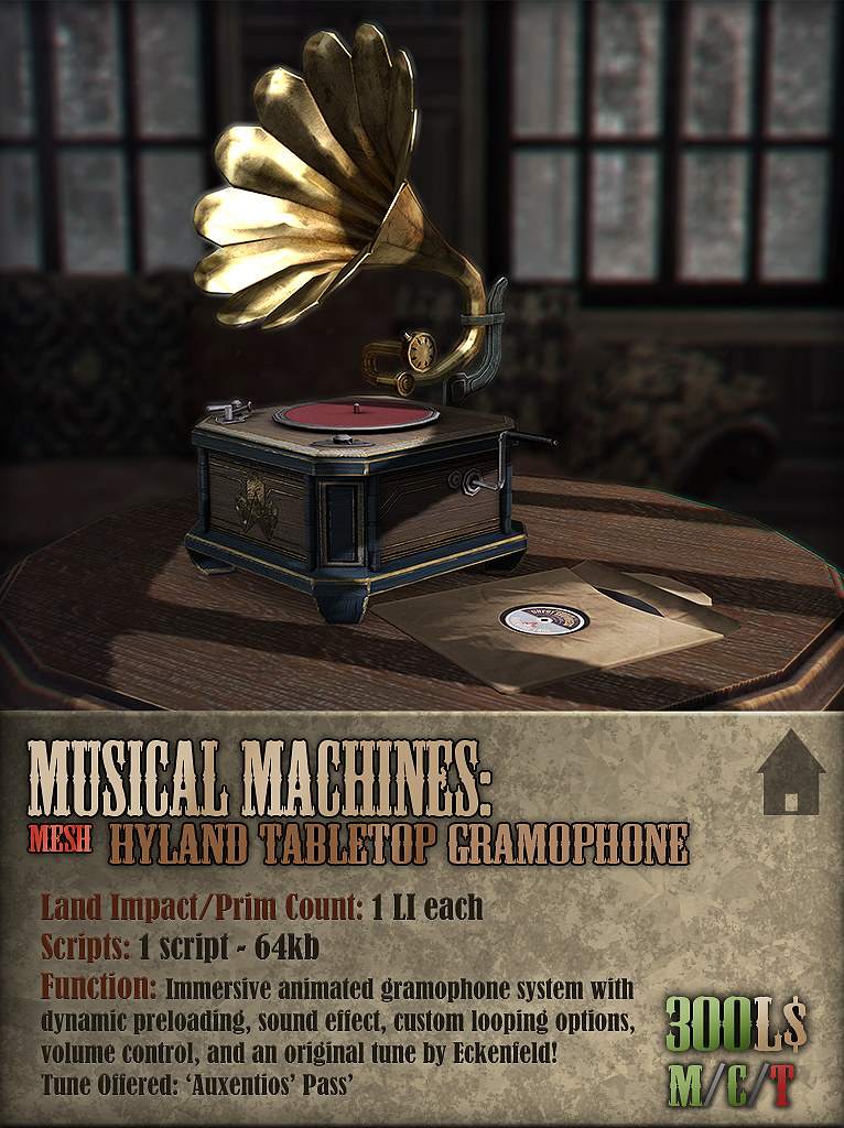 Contraption@Fantasy Faire 2020: Hyland Gramophone