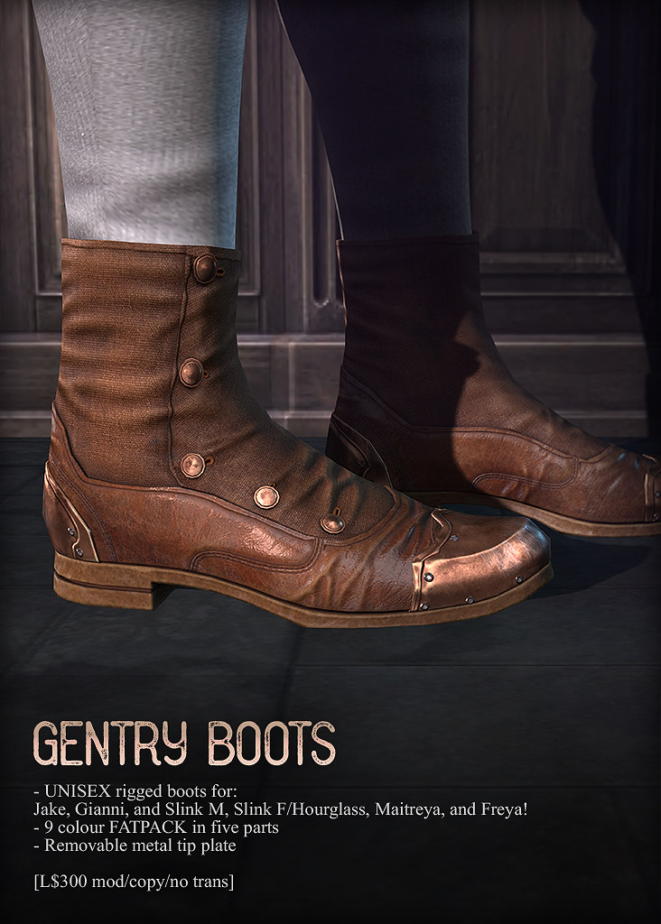 [ContraptioN]@FAMESHED MAY 2020: Gentry Boots