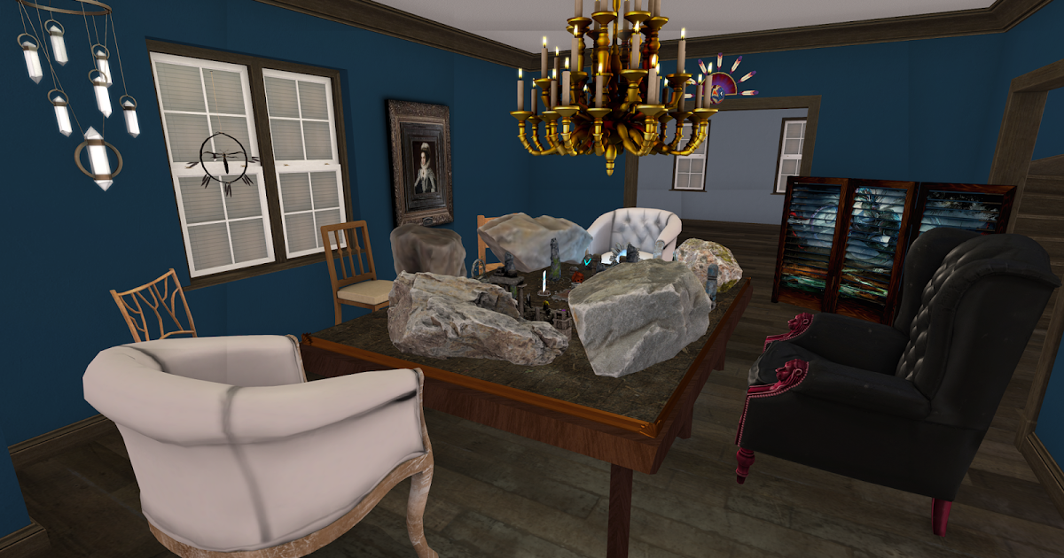 At Home with Aerlinniel: Gaming Room is Ready for some Table Top Role Play with the Family