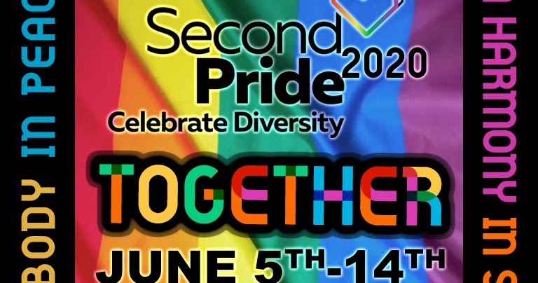 Echt Virtuell: Second Pride Event vom 5. bis 14. Juni 2020 in Second Life