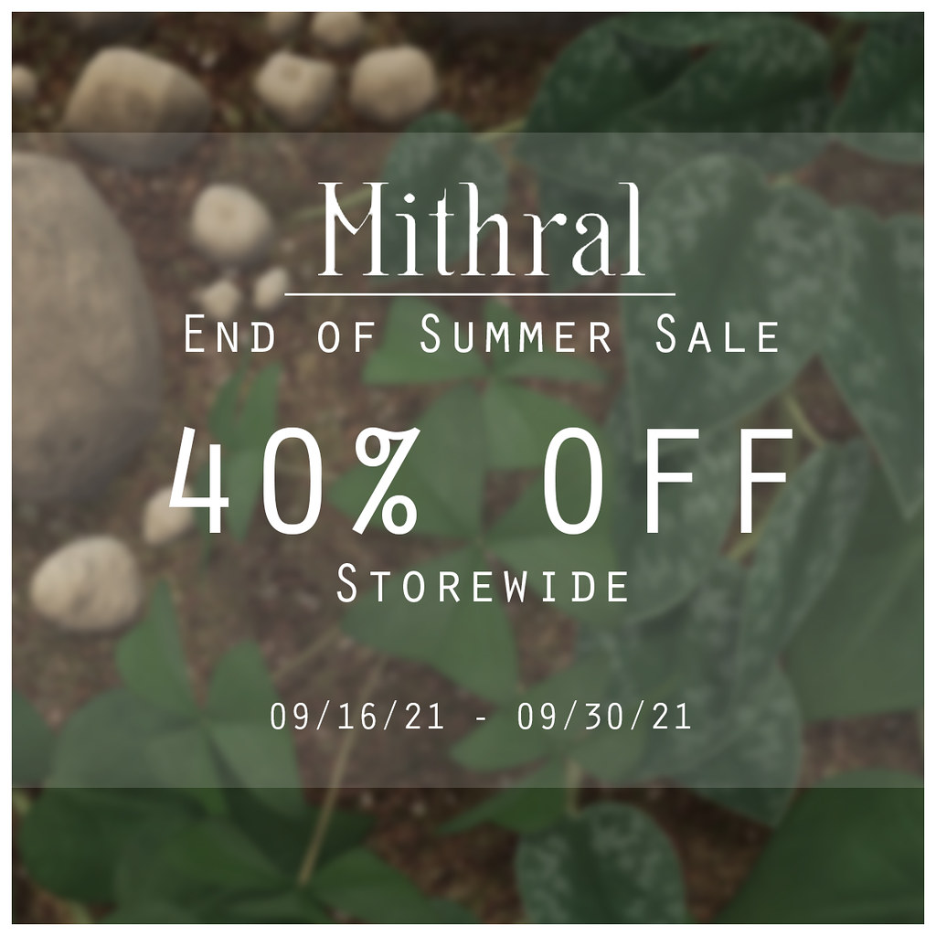 Mithral Apothecary Sale - Second Life Syndicate