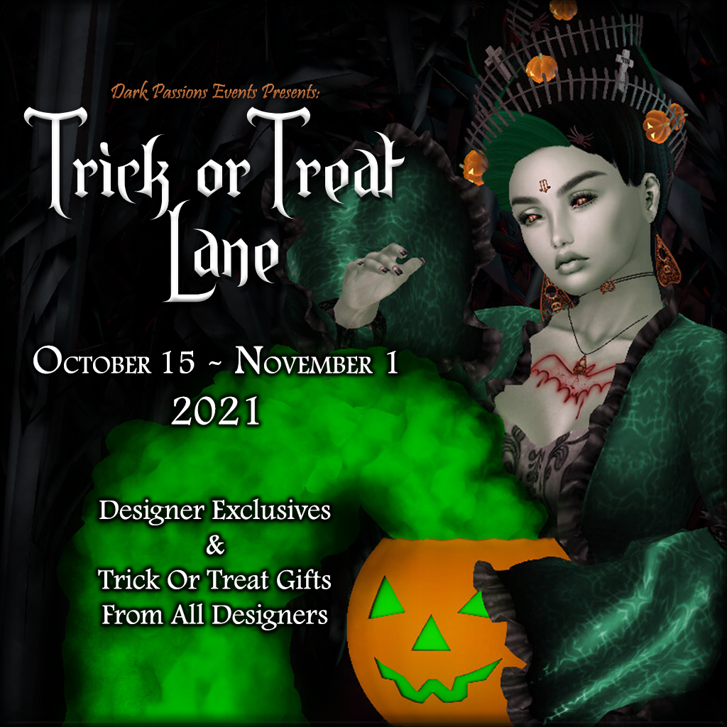 Trick or Treat Lane 2021 - Second Life Syndicate