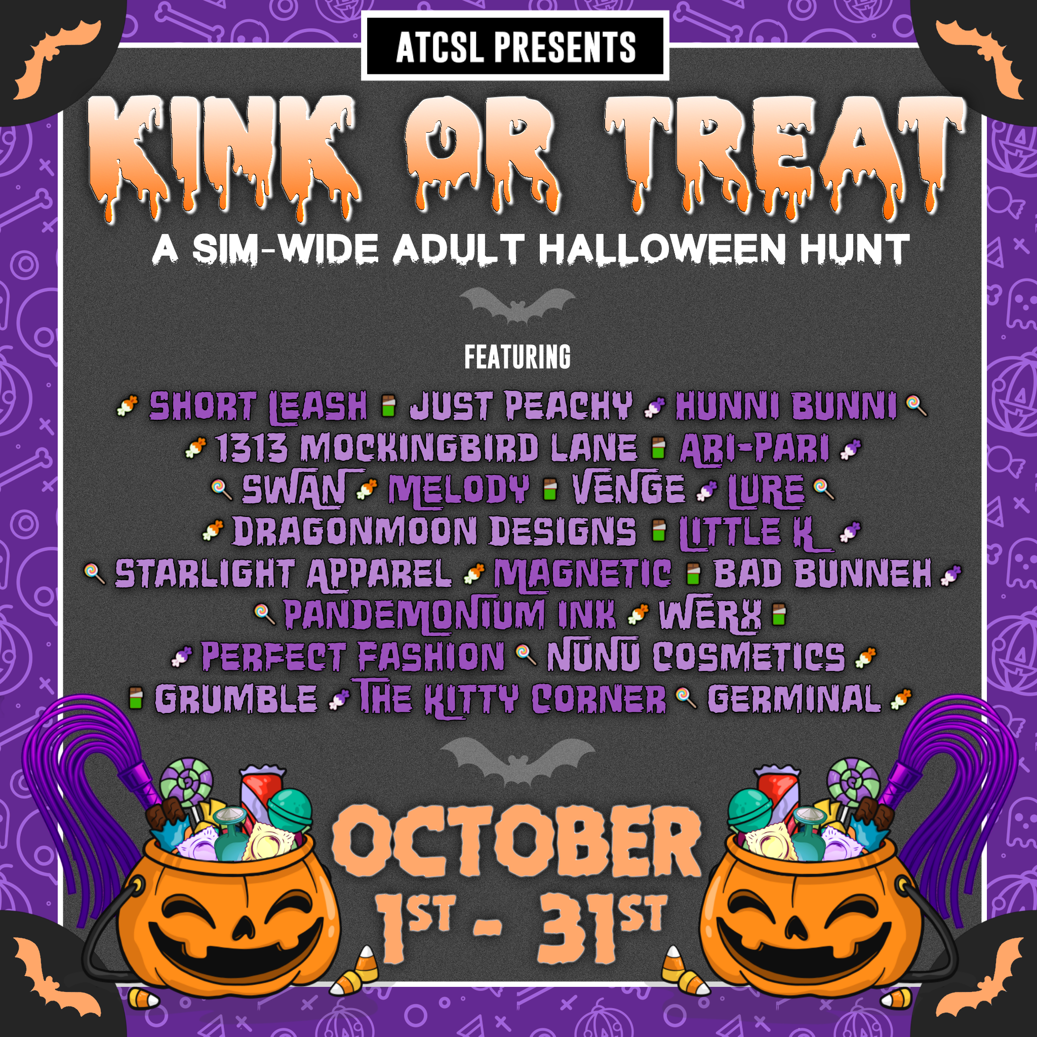 ATSCL: Kink or Treat Hunt - Second Life Syndicate