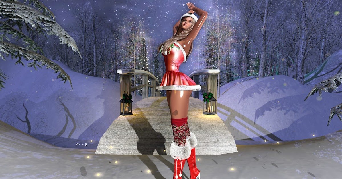 Miranda of Christmas in socks
