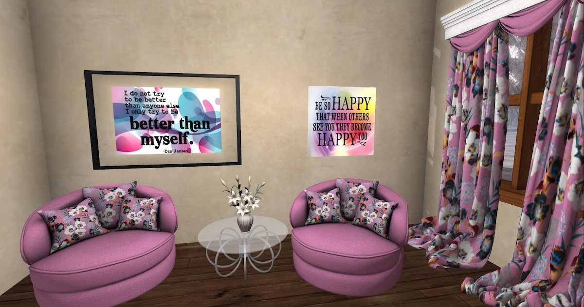 At Home with Aerlinniel: Soothing Pink Waiting room