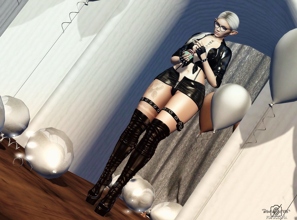 3407 | {Le'La} Dark Meadow ♥99L Promo♥ Black Outfit Skirt | … | Flickr
