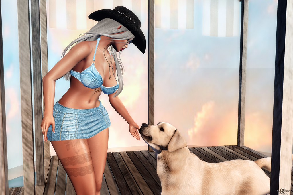 3547 | [ LSR ] Sexy Miley Denim [✔]Option :Bra / Mini Skirt … | Flickr