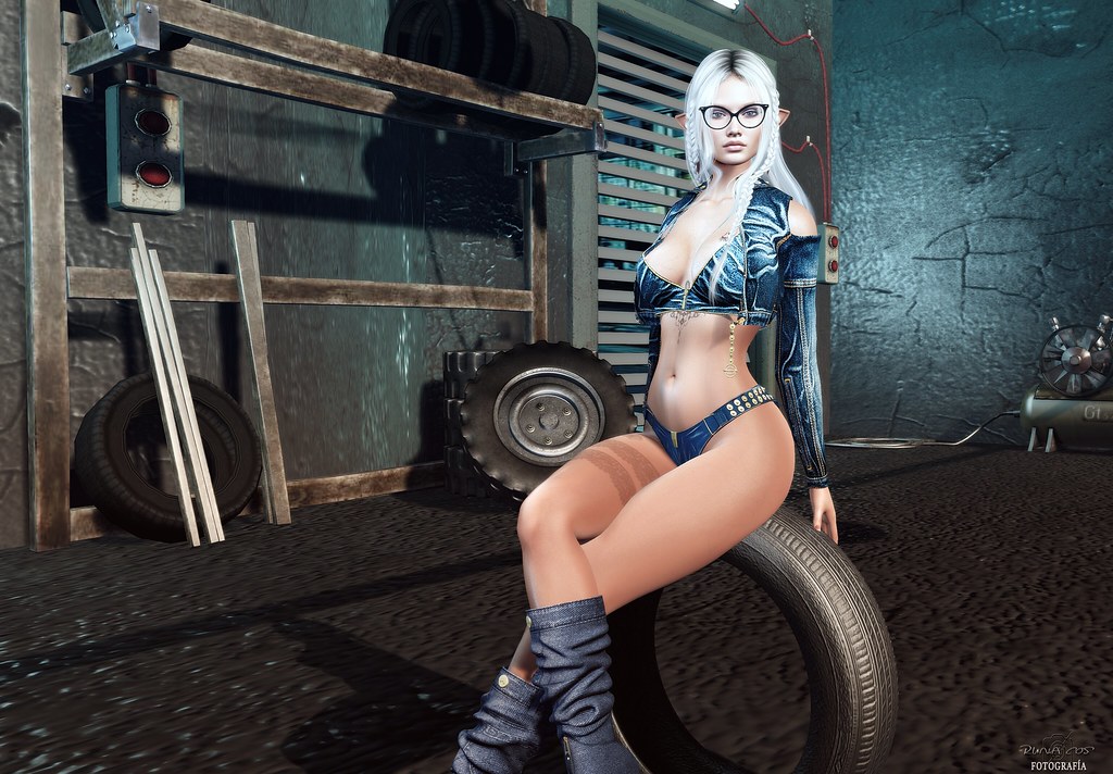 3553 | [ LSR ] Sexy Hiba Denim Suit [✔] Interactive : Animat… | Flickr