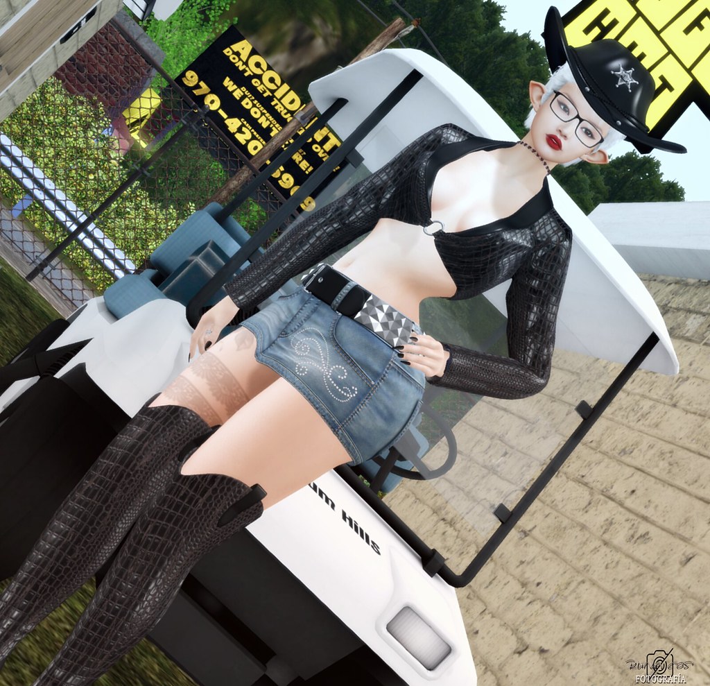 3646 | {Le'La} Dark Star ♥Promo♥ Black Outfit Jacket | Boots… | Flickr