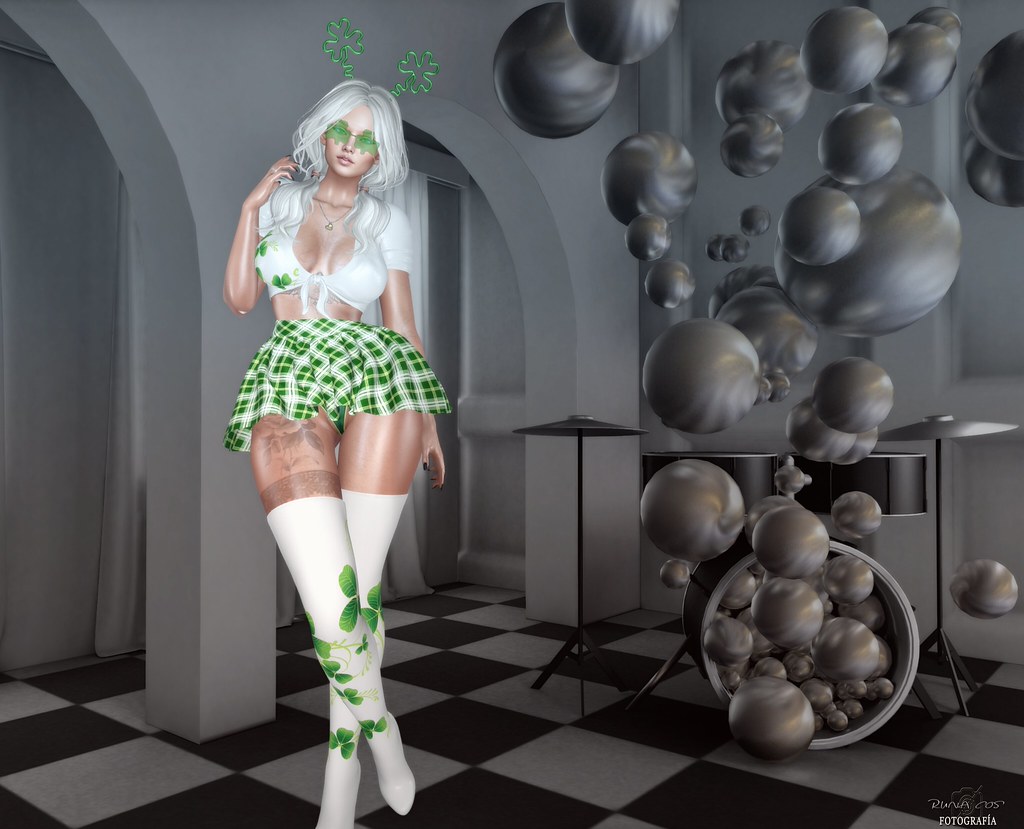 3640 | {Le'La} Cay St Patrick's Day Outfit Top | Skirt | Boo… | Flickr