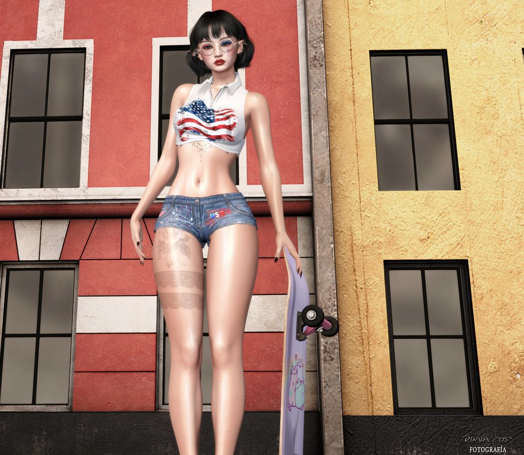 3731 | {Le'La} 4th July Outfit #8 ♥Promo♥ Shorts | Shoes | T… | Flickr